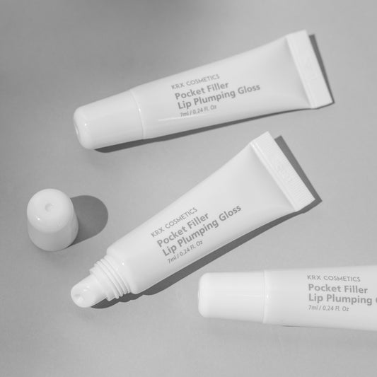 KrX Aesthetics Pocket Filler Lip Plumping Gloss (Clear, Pink, Rouge)